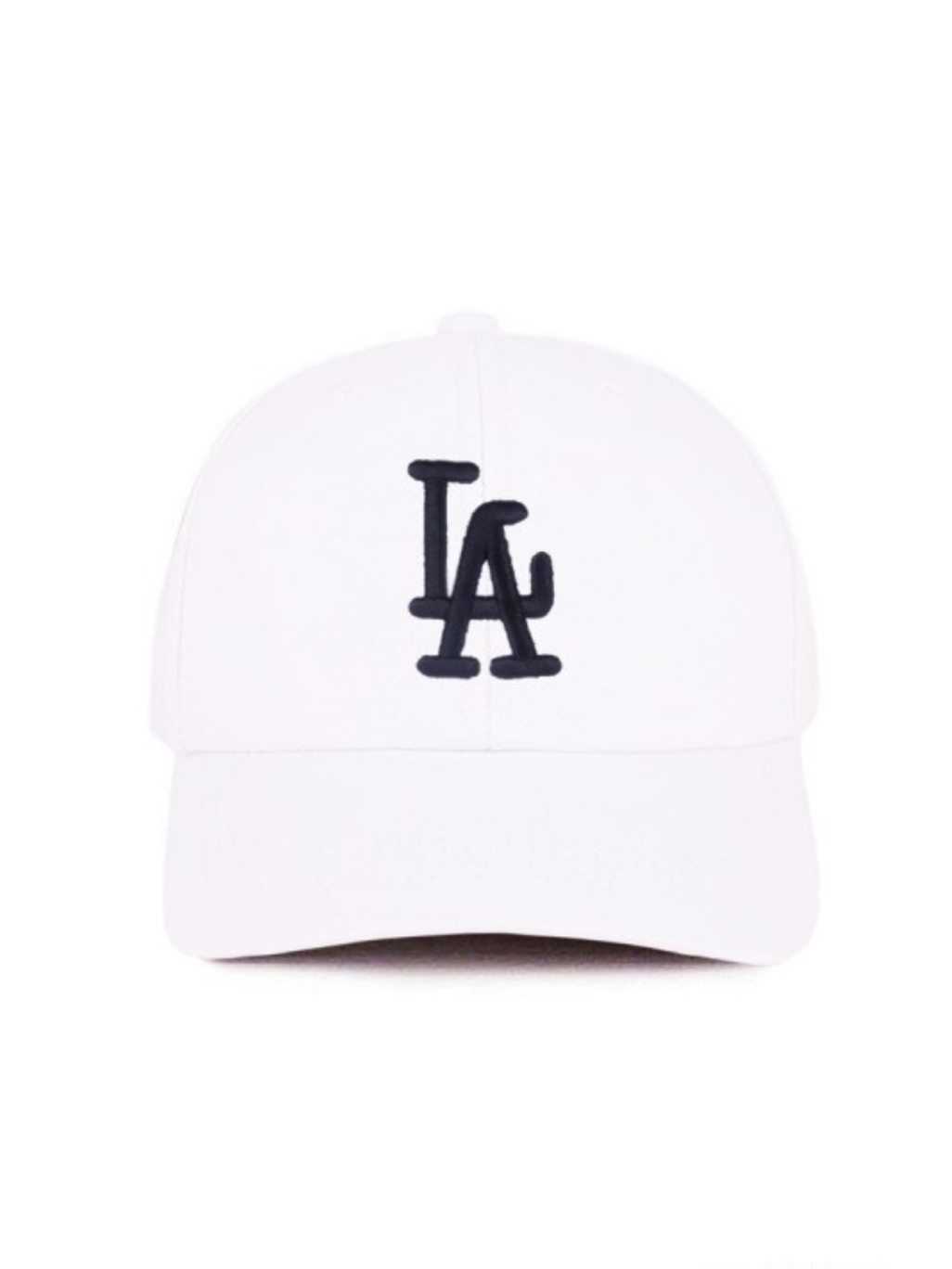 White La Logo Baseball Cap